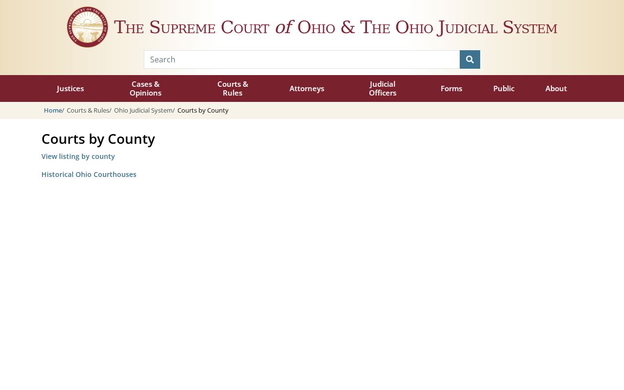 Lawrence County court docket Ohio trial court directory